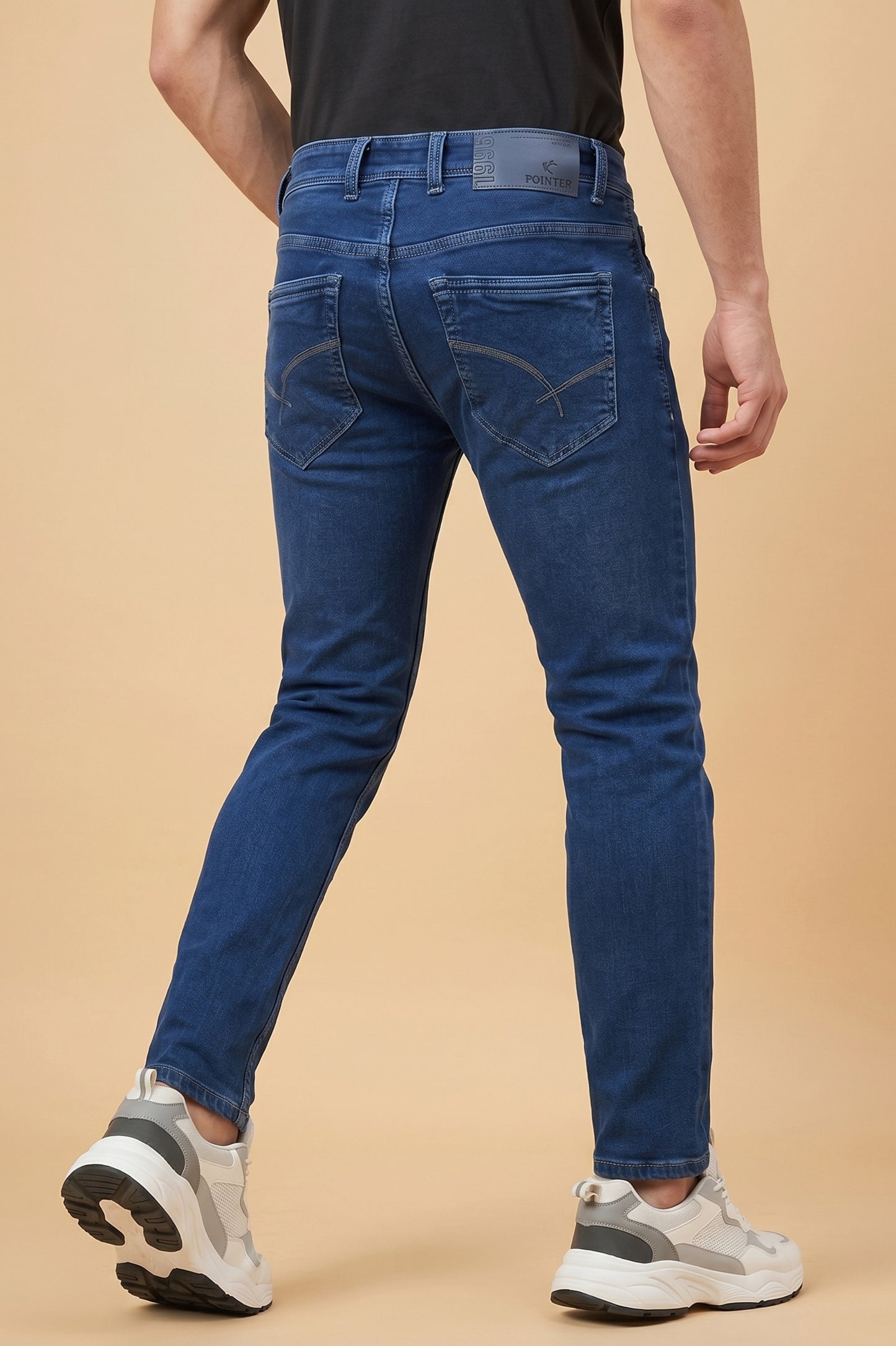 Men Blue Slim Fit Stretchable Jeans