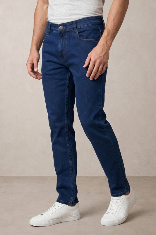 Men Integrity Blue slim Fit Stretchable Cotton Jeans