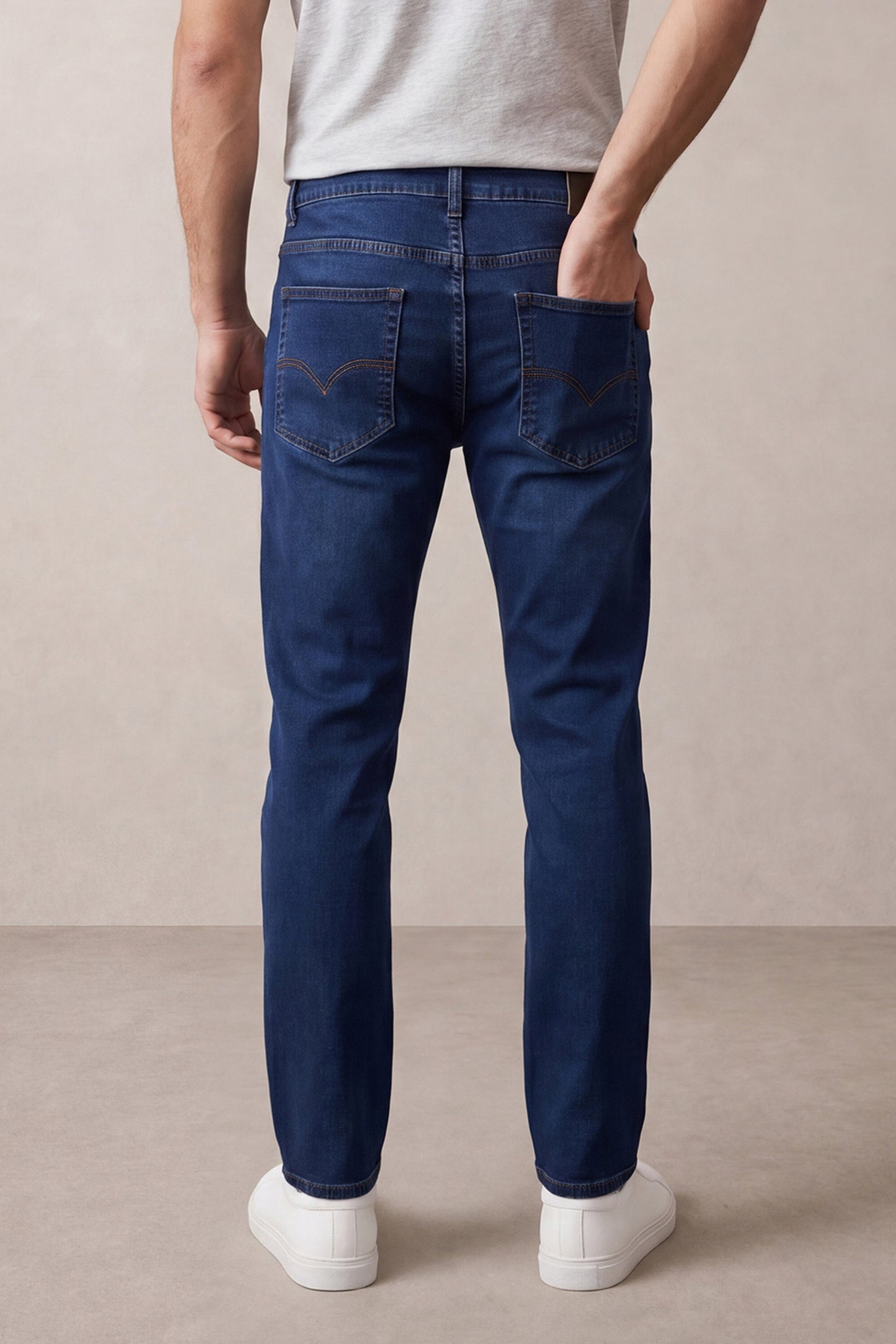 Men Integrity Blue slim Fit Stretchable Cotton Jeans