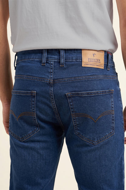 Men Integrity Blue slim Fit Stretchable Cotton Jeans