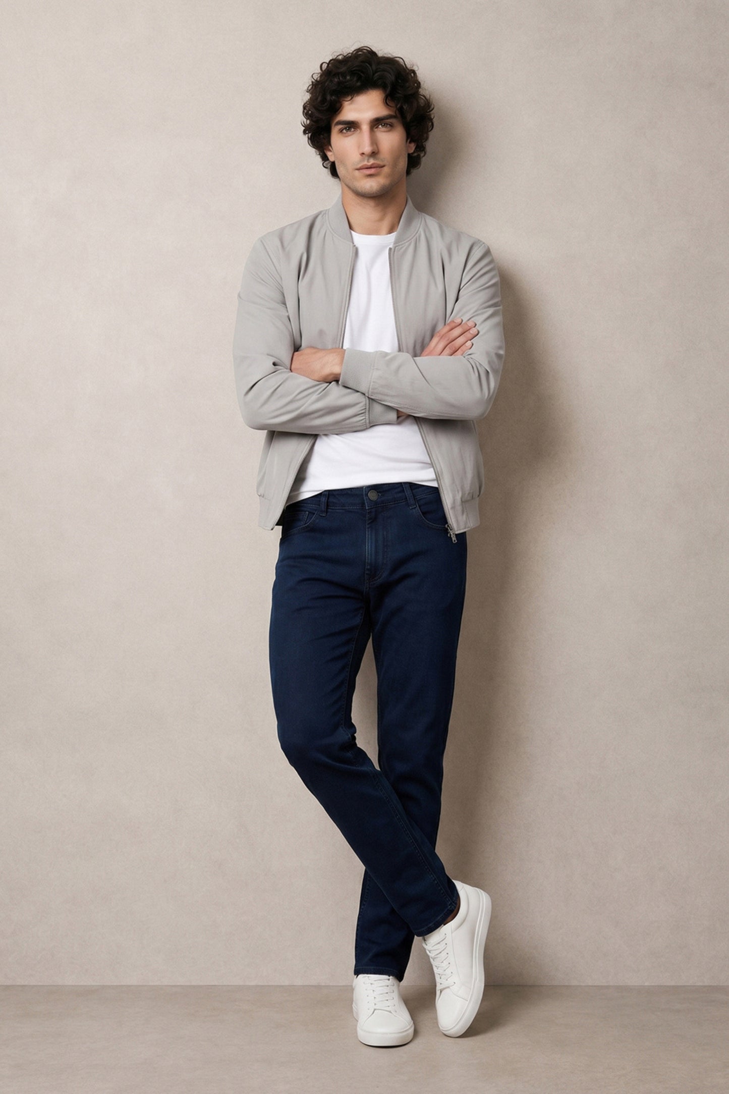 Men Authentic Blue slim Fit Stretchable Cotton Jeans
