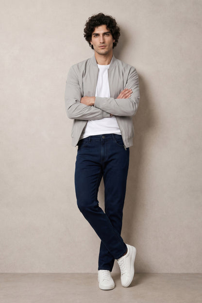 Men Authentic Blue slim Fit Stretchable Cotton Jeans