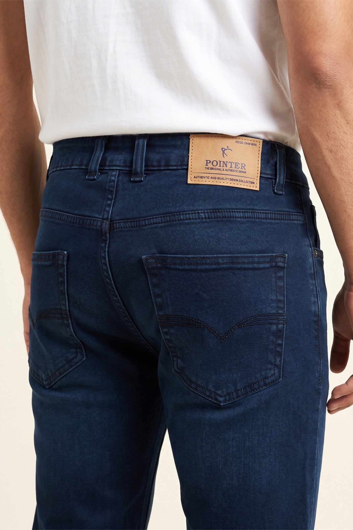 Men Authentic Blue slim Fit Stretchable Cotton Jeans