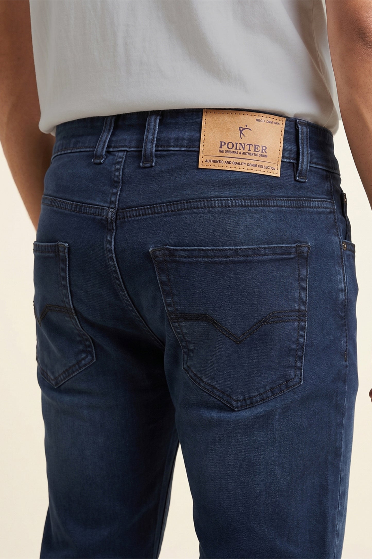 Men dark Blue slim Fit Stretchable Cotton Jeans