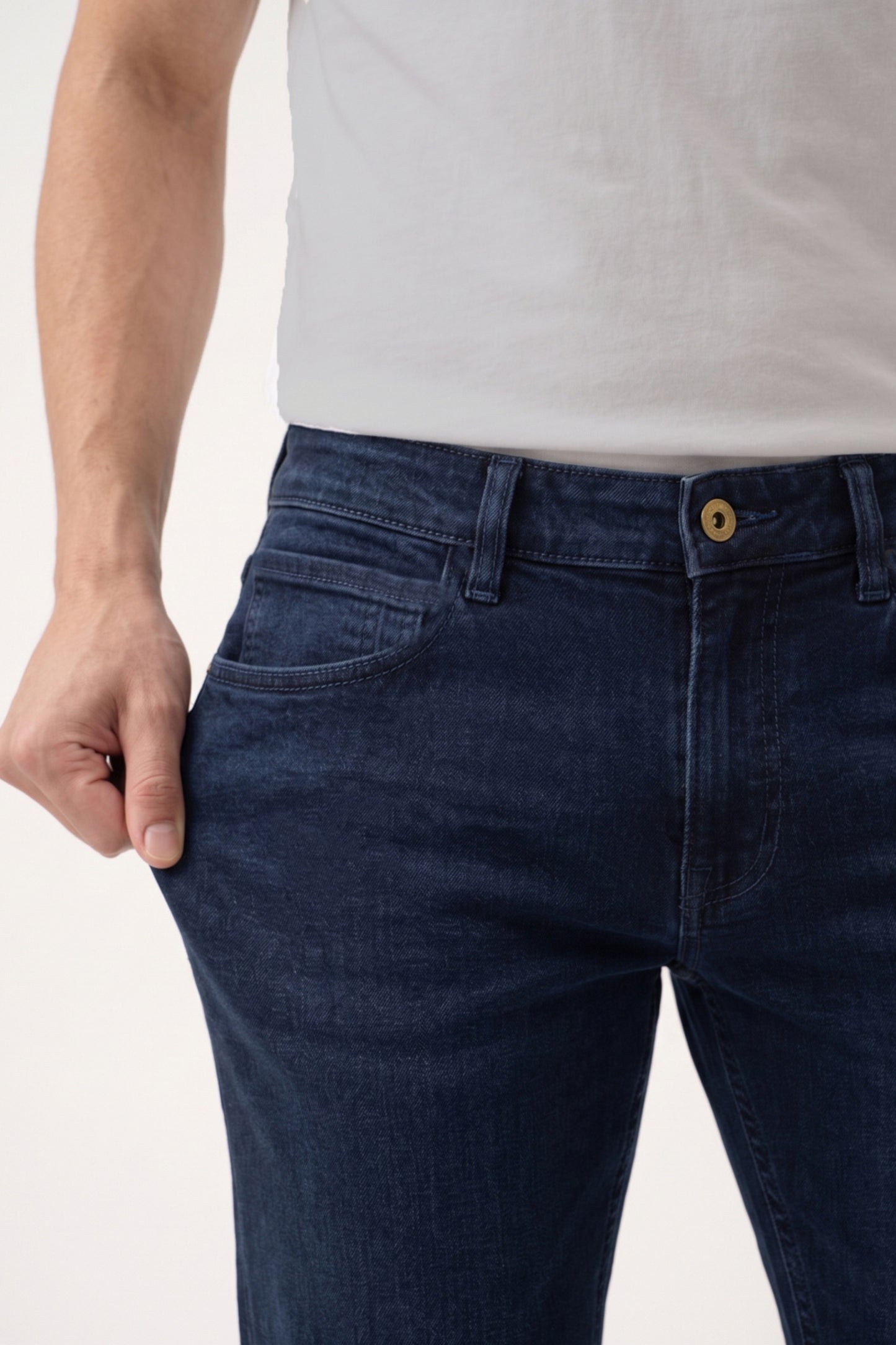 Men dark Blue slim Fit Stretchable Cotton Jeans