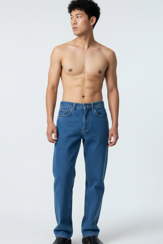 Light Blue Loose Fit Jeans