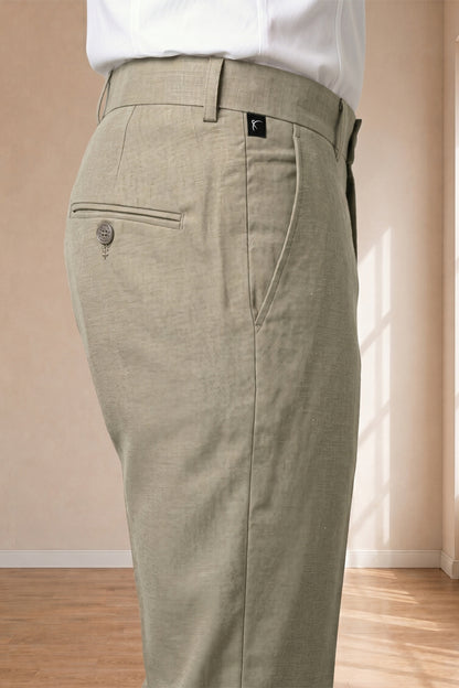 Light Brown Formal Pants for Men – product view 5