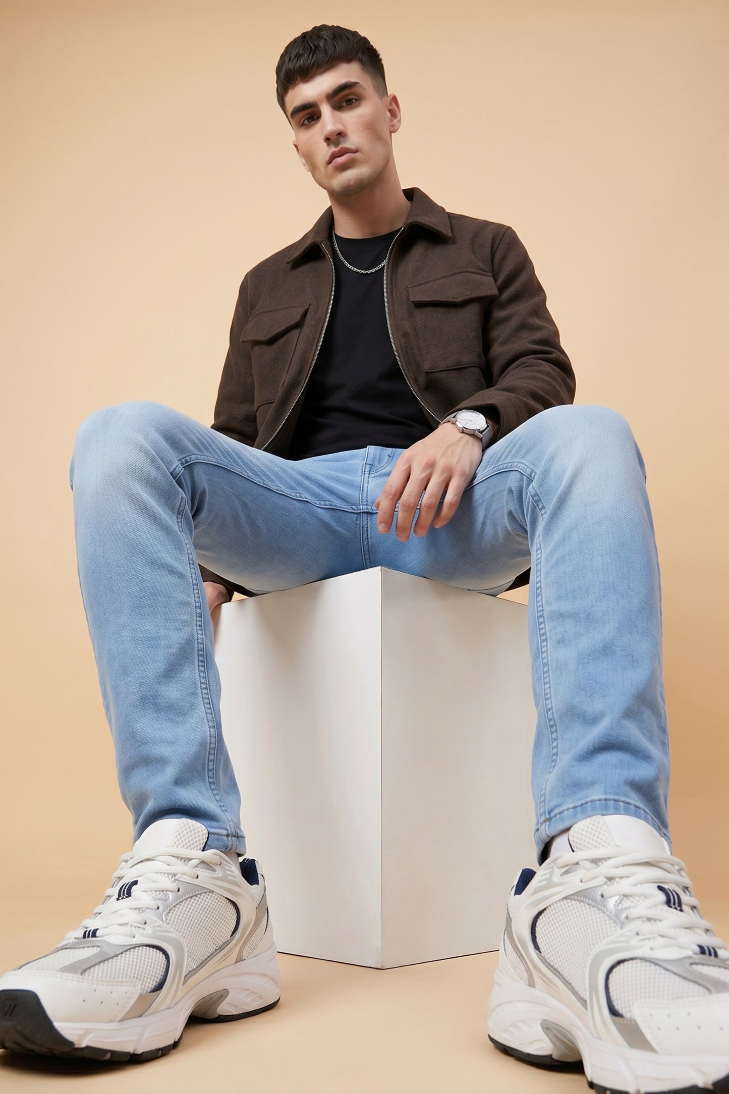 Sky Blue slim fit jeans