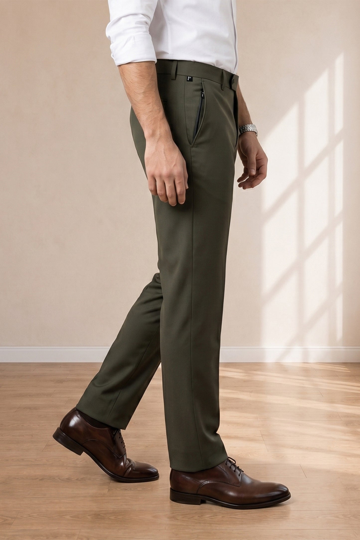 Light Green Formal Pants