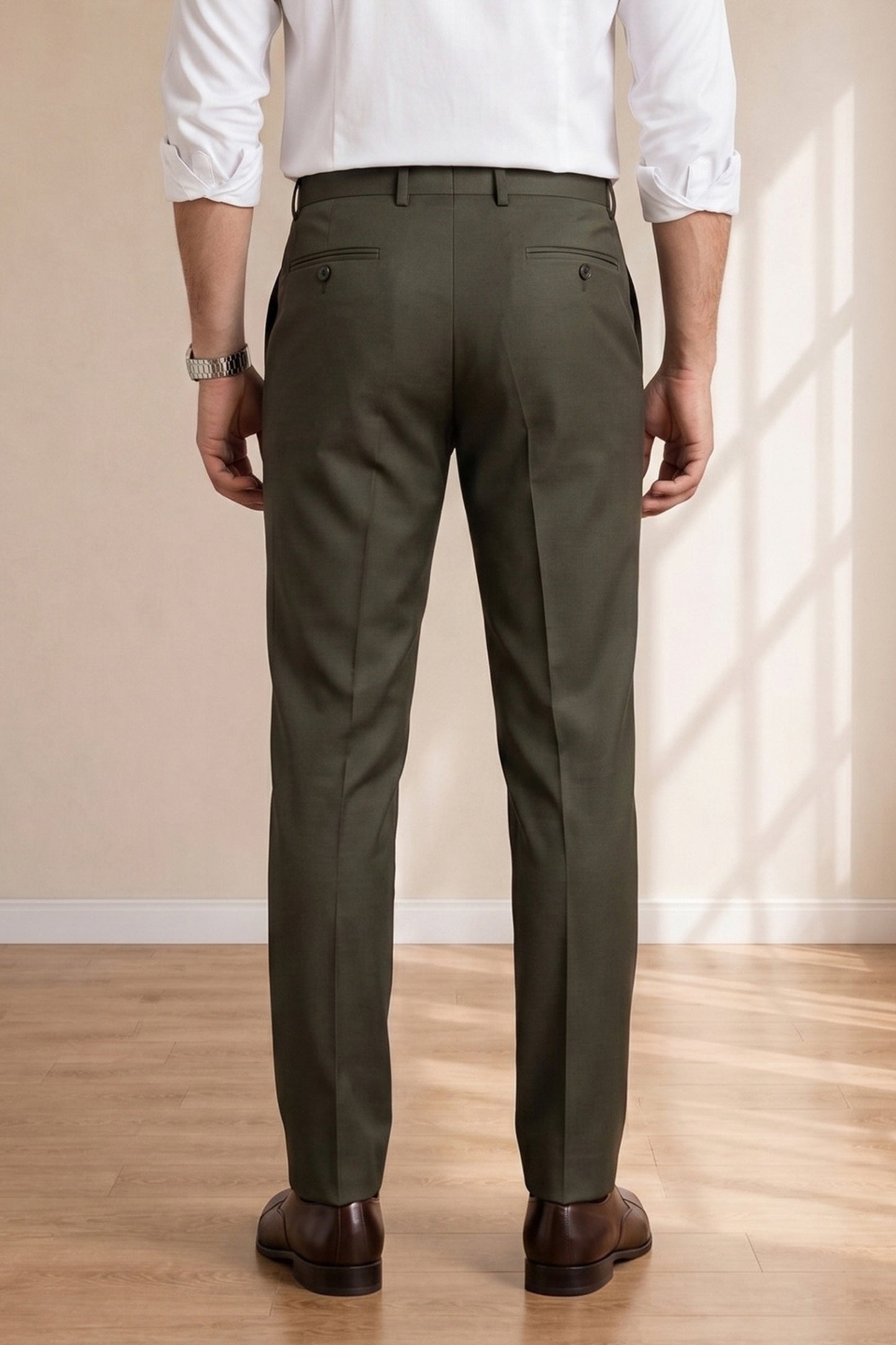 Light Green Formal Pants