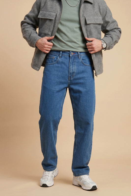 Light Blue Loose Fit Jeans