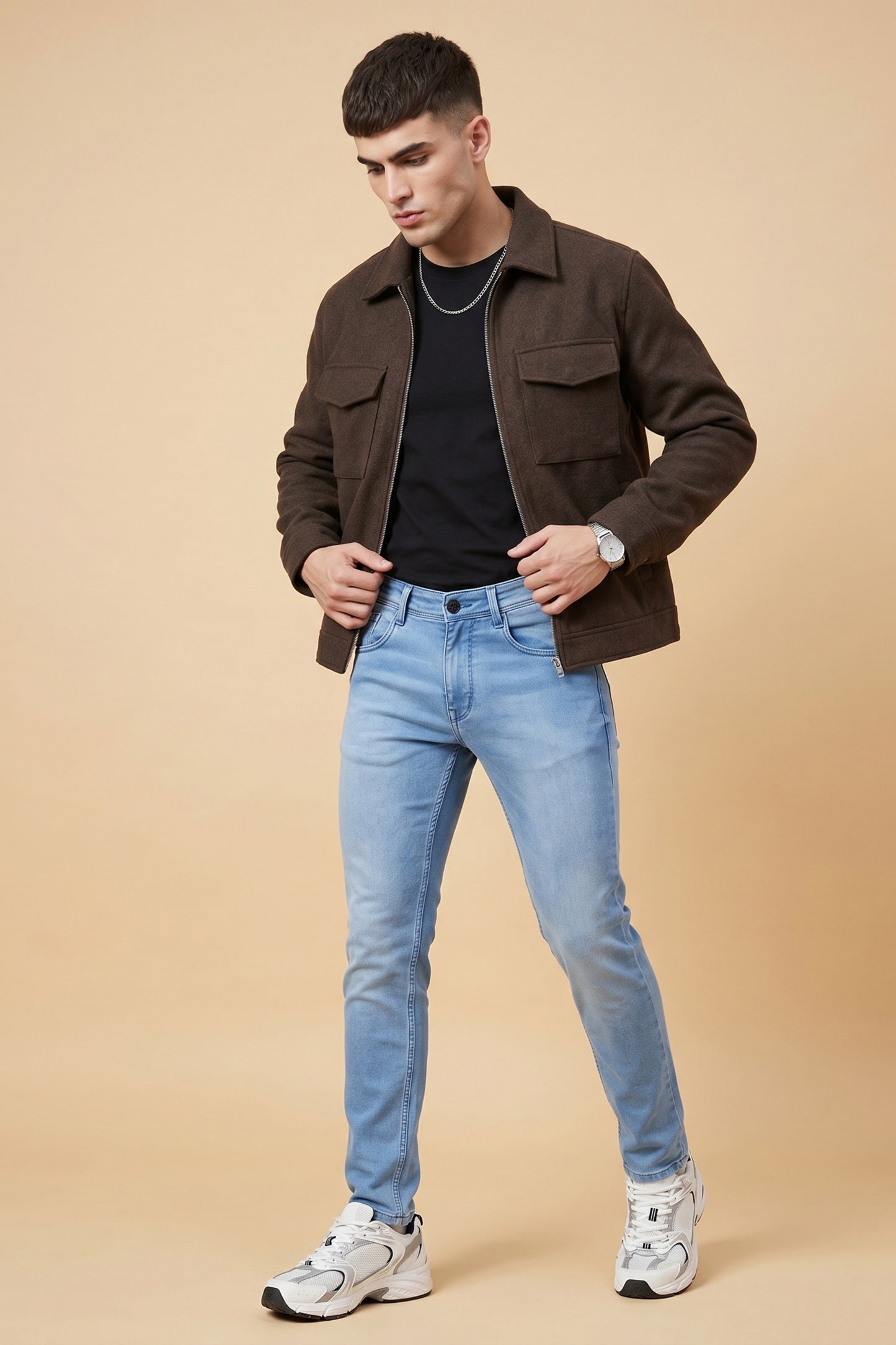 Sky Blue slim fit jeans