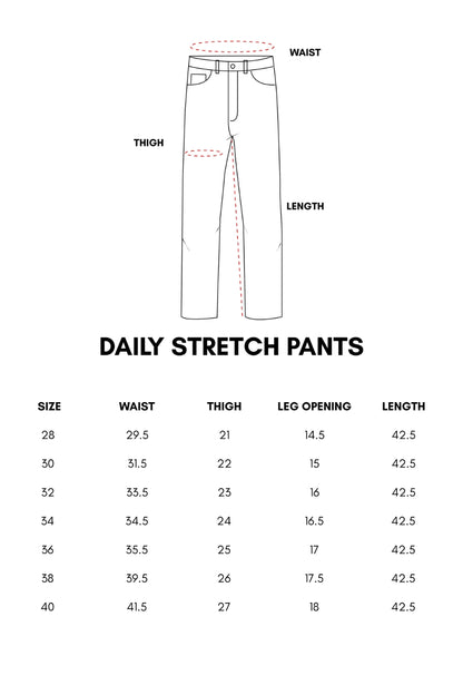 Men's Analog Beige Daily Stretch Pants