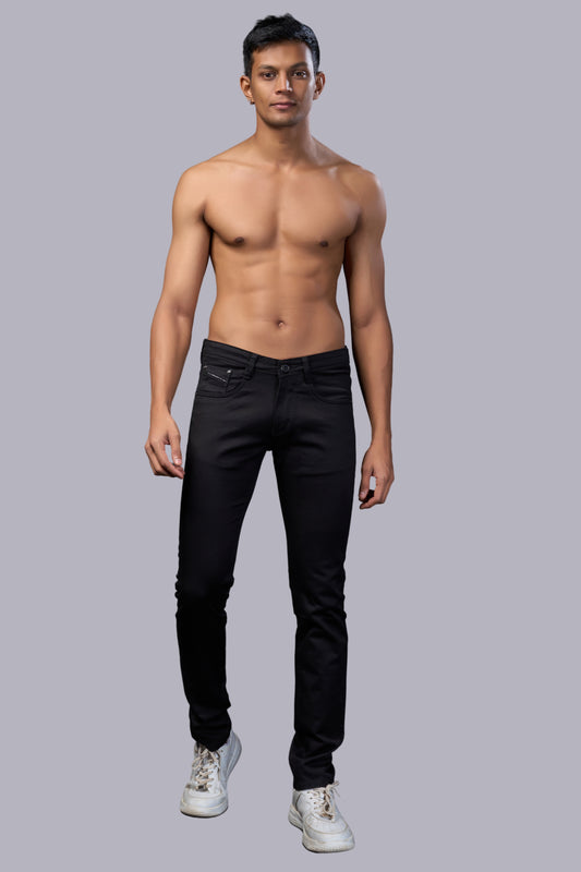Men's Stealth Black Classic Regular Fit Jeans