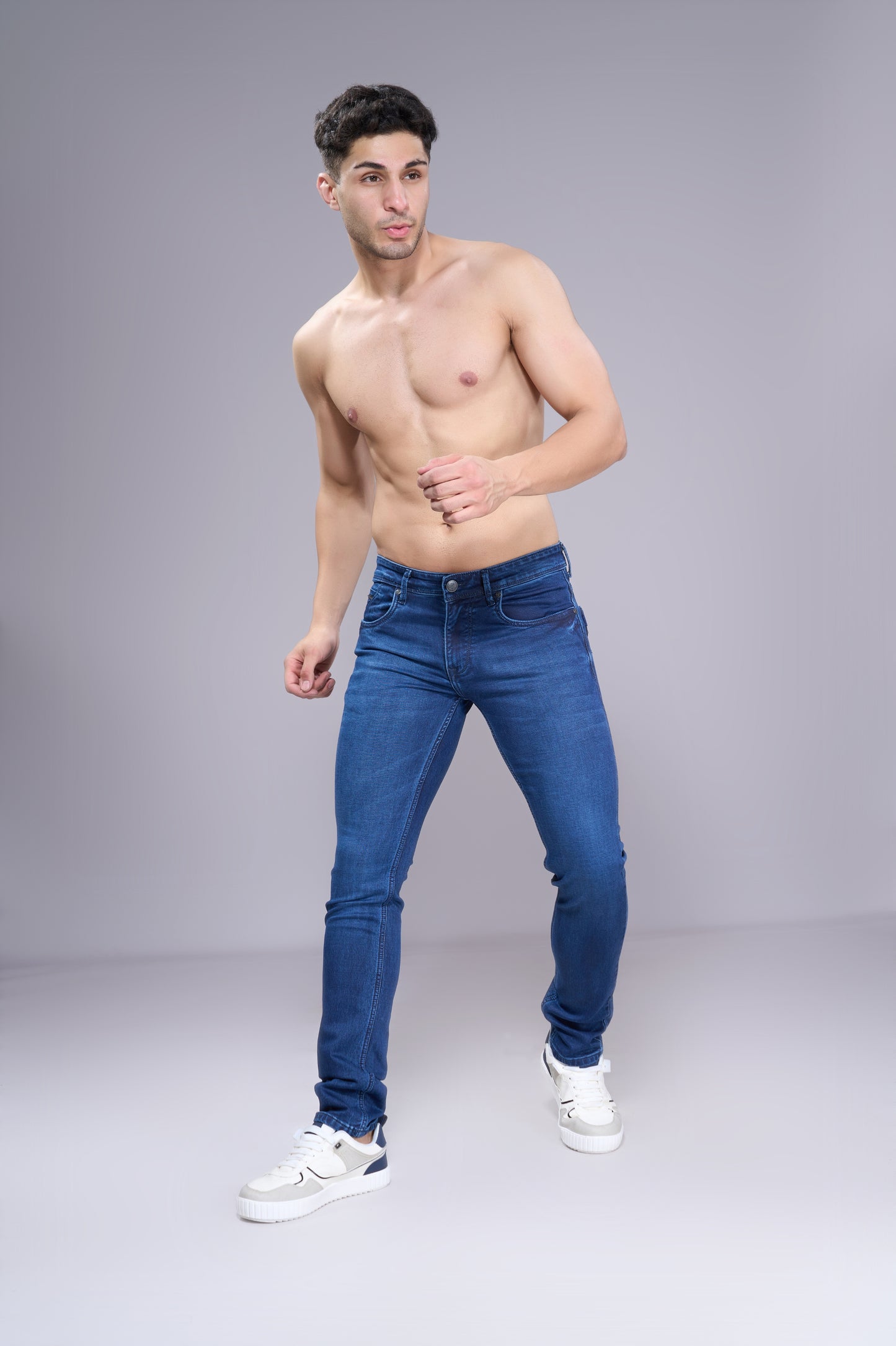 Men's Noir Indigo Classic Regular Fit Jeans