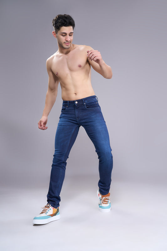 Men's Coastal Blue Classic Regular Fit Jeans