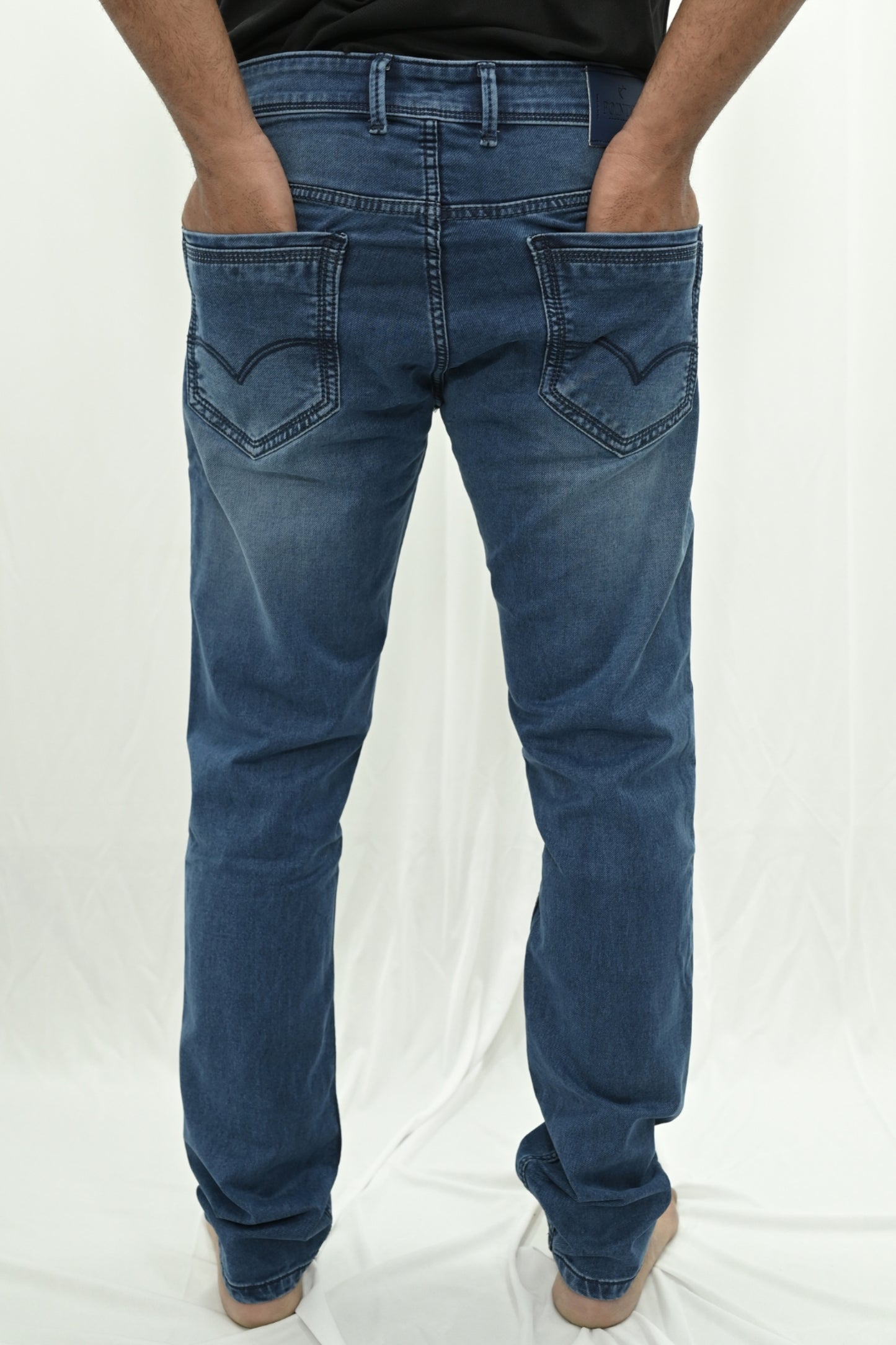 Men's Powder Blue Slim Fit Jeans