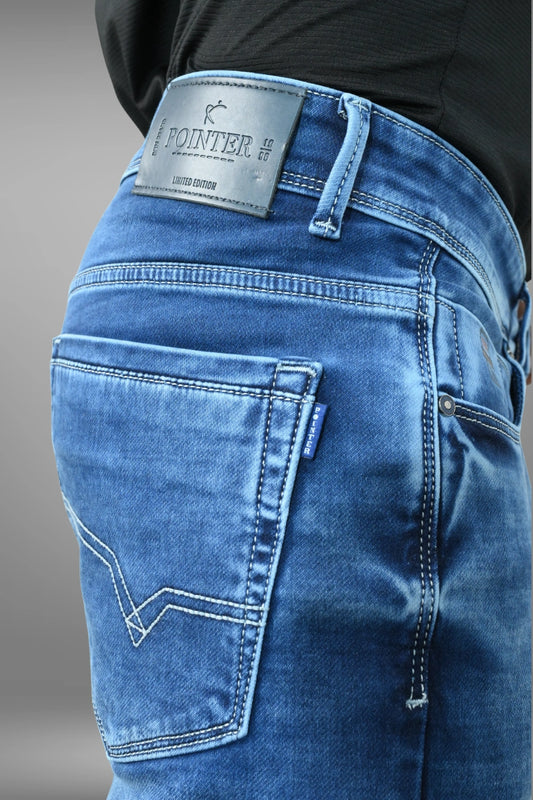 Light Blue Ankle Length Jeans