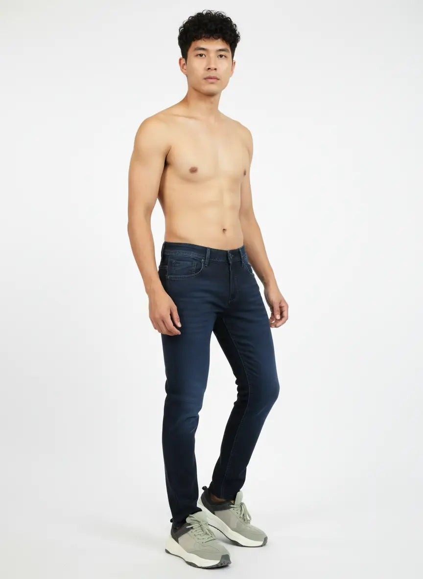 Dark Blue Denim Jeans Mens – Regular Fit PointerJeans