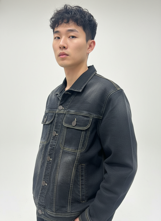 Pointer's Black Wash Denim Jacket