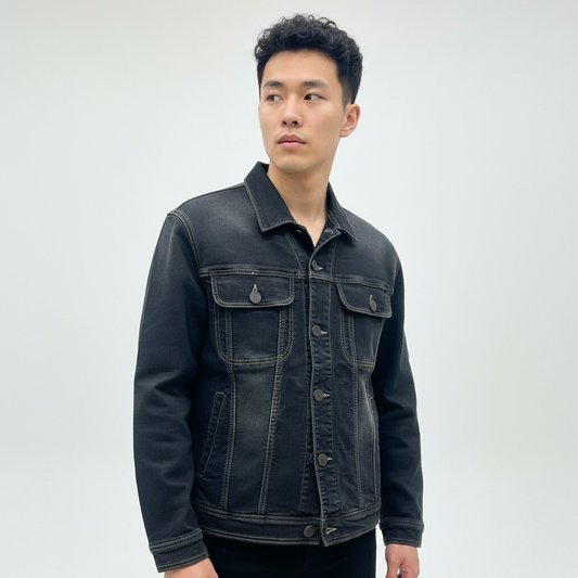 Pointer's Black Wash Denim Jacket