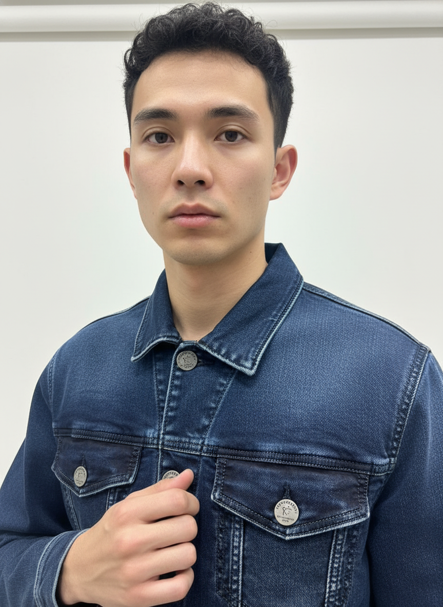 Pointer's Blue Heavy Wash Denim Jacket